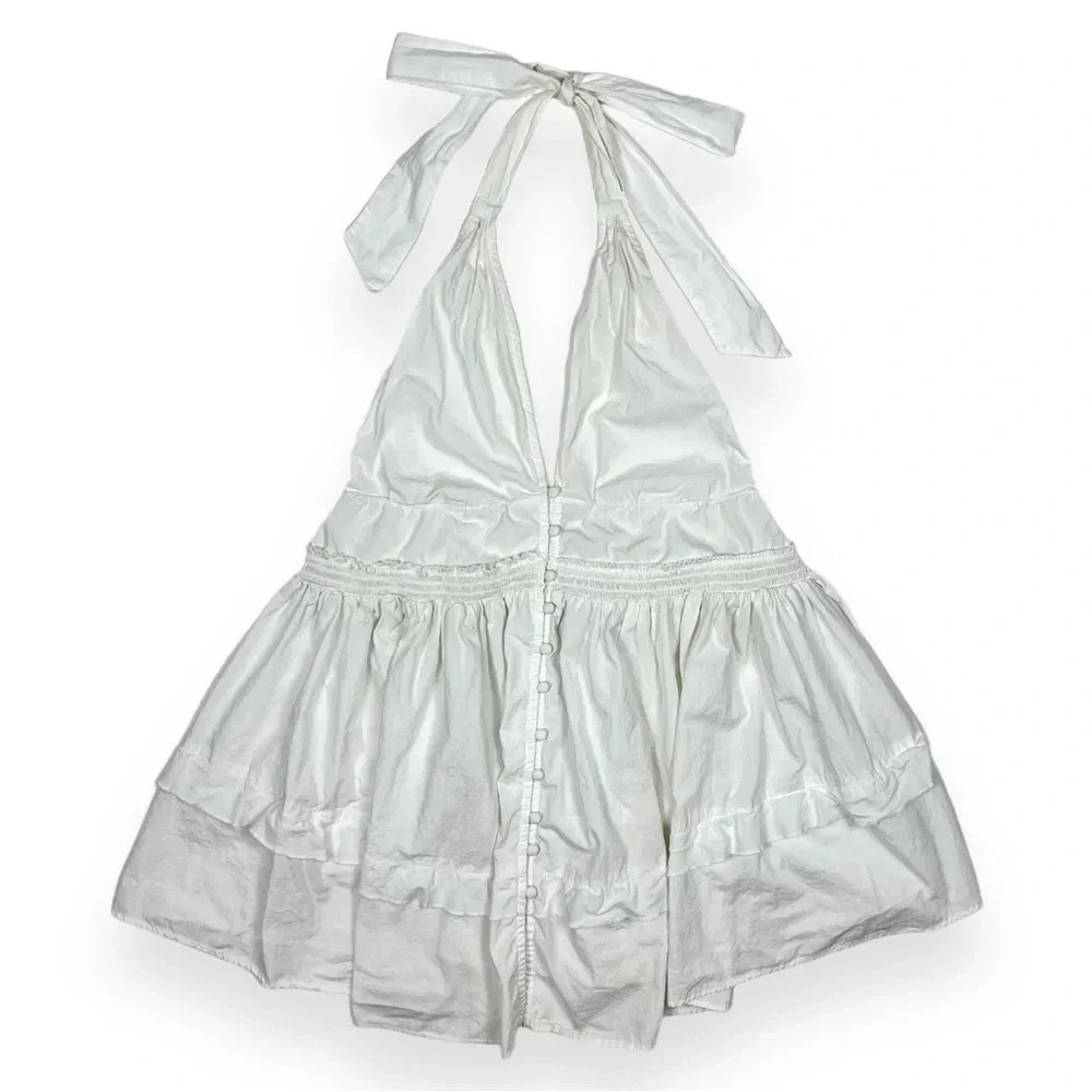 Free People Sail Awayβ Halter Mini Dress